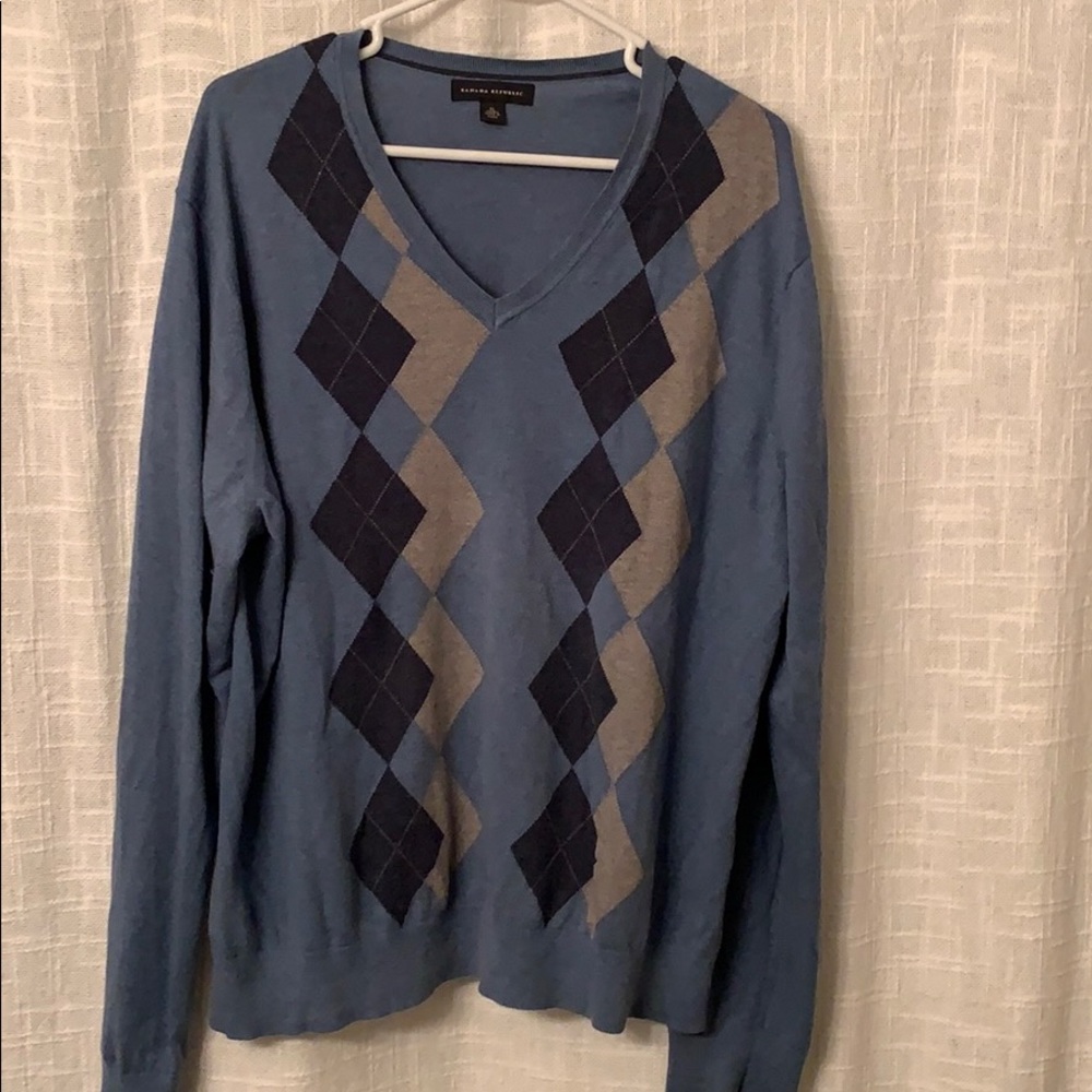 Banana Republic Silk/Cashmere Vneck Sweater